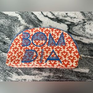 J. Crew Bom Dia Boa Noite Sardine Portuguese Travel Toiletry Pouch